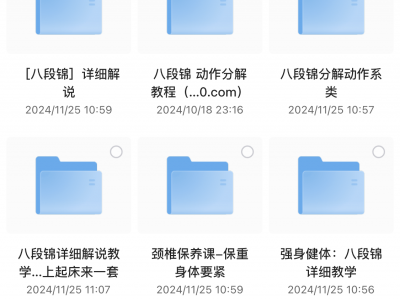 在小红书上花了399买来的八段锦，太极拳教学合集